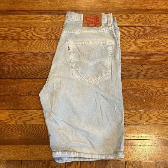 Levi 569‎ acid wash jorts - Picture 1 of 7